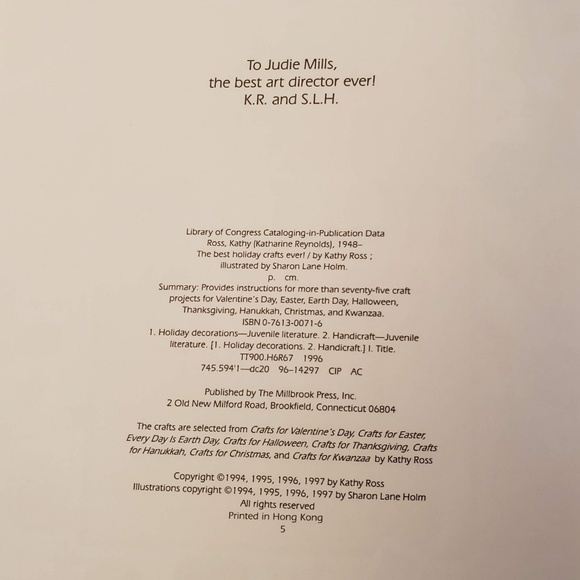 The Best Holiday Crafts Ever! by Kathy Ross (1994) - Picture 5 of 8